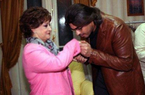 خالد سليم مع وردة في  كواليس &quot;آن الأوان&quot;