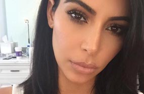 كيم كاردشيان بعد تقصير شعرها