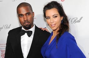 كاني ويست مع كيم كارداشيان