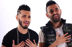 كريم محسن وأحمد الأسطه في لقطة من الكليب