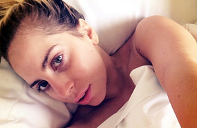 ليدي جاجا بدون مكياج