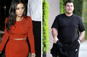 هل غاب روب كارداشيان عن زفاف شقيقته كيم بسبب وزنه الزائد؟