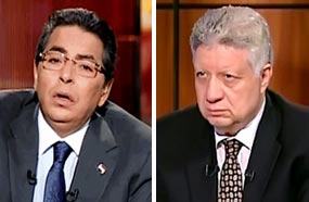 مرتضى منصور ومحمود سعد