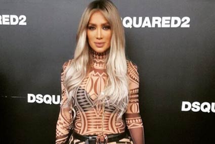 مايا دياب بإطلالتها الإفريقية