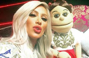 أبلة فاهيتا مع مايا دياب