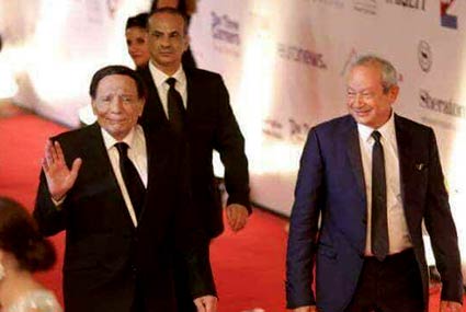 عادل إمام ونجيب ساويرس