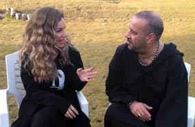 محمد سعد ونيكول سابا بكواليس تصوير &quot;حياتي مبهدلة&quot;