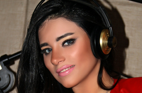 مروة نصر في الأستوديو