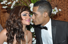 محمد رمضان وعروسته