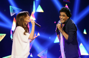 منير غنى مع نانسي "حارة السقايين"