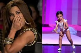 الطفلة إيما مفوض ونجوى كرم