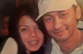 ناهد السباعي مع أخيها الراحل فريد المرشدي