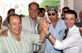 مصطفى كامل سعيد بالفوز في الانتخابات