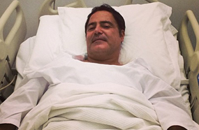 عاصي الحلاني في المستشفي