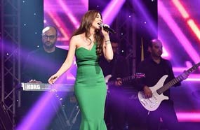 نانسي عجرم في حفلها في الأردن