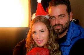 نيكول مع زوجها يوسف الخال في الأستوديو