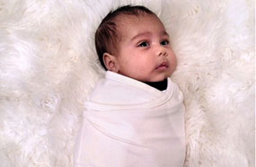 الصورة الثانية لنورث ويست ابنة كيم كارداشيان وكاني ويست