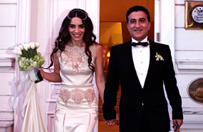 نور أوغلو في زفافها