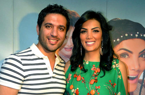 أبطال الفيلم حسن الرداد وحورية فرغلي