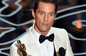 ماثيو ماكوناهي عقب فوزه بأوسكار أفضل ممثل رئيسي