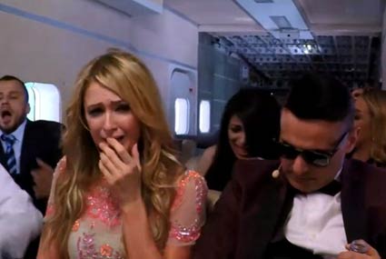 باريس هيلتون أثناء تعرضها لمقلب &quot;رامز واكل الجو&quot;