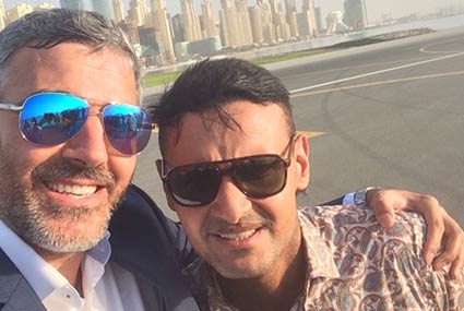 بارفيز &quot;شبيه جورج كلوني&quot; مع رامز جلال في &quot;رامز واكل الجو&quot;