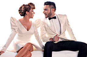 رزان مغربى وعمرو المليجي