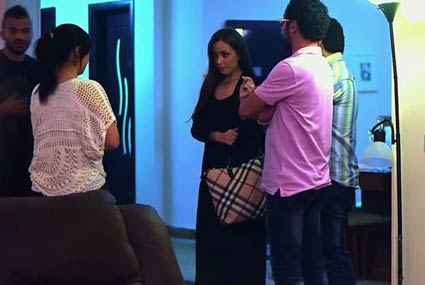 ريم البارودي في مواجهة إبراهيم سعيد وزوجته في &quot;المشاغب&quot;