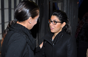 آيتن عامر في العزاء