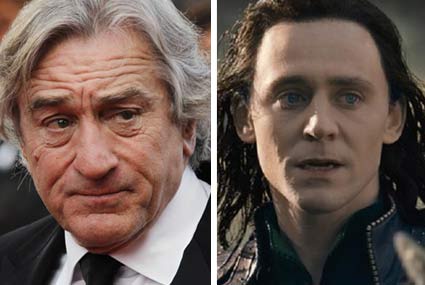 توم هيدلستون وروبرت دي نيرو