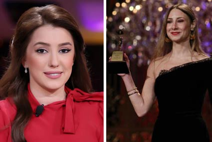 #القاهرة_السينمائي_39- كندة علوش تهنئ بطلة فيلم Insyriated على جائزة أفضل ممثلة