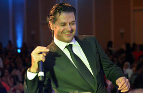 راغب علامة في حفله بواشنطن