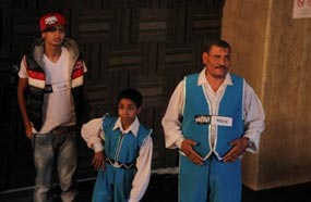 محمد الشريف مع جده 