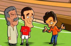 حلقة محمد أبو تريكة في مسلسل الكارتون &quot;سوبر هنيدي&quot;