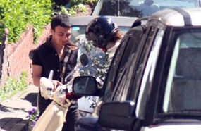 يبدو أنها لم تتدرب جيدا على ذلك!