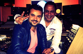 سامو وأمير في الاستوديو