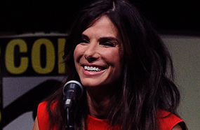 ساندرا بولوك خلال المؤتمر الصحفي للفيلم 