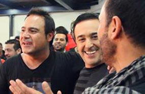 صابر الرباعي يحتفل بعيد ميلاده في الكواليس