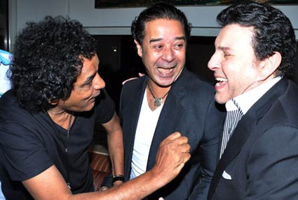 محمد منير ومدحت صالح يساندان هاني شاكر