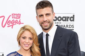 جيرارد بيكيه مع شاكيرا