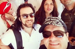 Selfie النجوم في افتتاح مشروع قناة السويس الجديد