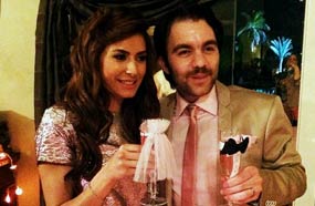 شريف رمزي وريهام أيمن في عقد القران