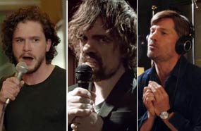 أبطال Game Of Thrones يتدربون على العرض المسرحي التخيلي