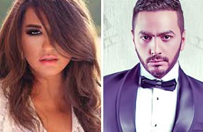 شذى حسون وتامر حسني