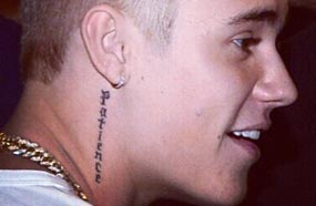 جستين بيبر اختار &quot;قفاه&quot; مكانا للصبر