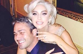 ليدي جاجا وخطيبها تايلور كيني