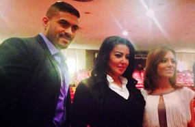 كارمن سليمان وسمية الخشاب وخالد سليم في كواليس "ثورة شعب"