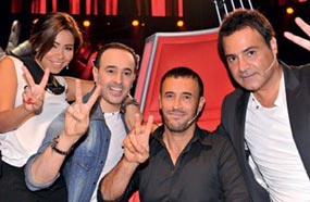 عاصي والساهر والرباعي وشيرين في &quot;The Voice &quot;