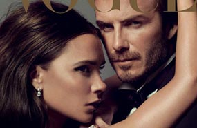 ديفيد وفيكتوريا بيكام على غلاف &quot;Vogue&quot;