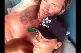 فيكتوريا تحتفل بعيد ميلادها مع ديفيد بيكام